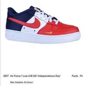 Nike Air Force 1 Low LV8 GS ‘Independence Day’